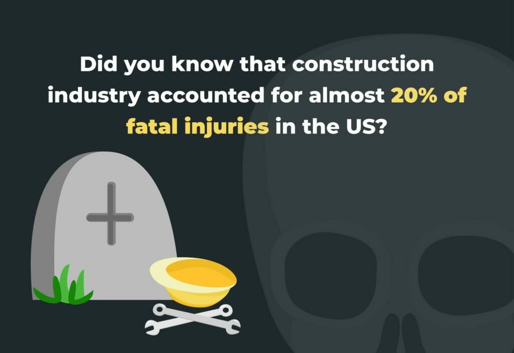 L'industrie de la construction représente près de 20 % des accidents mortels aux États-Unis
