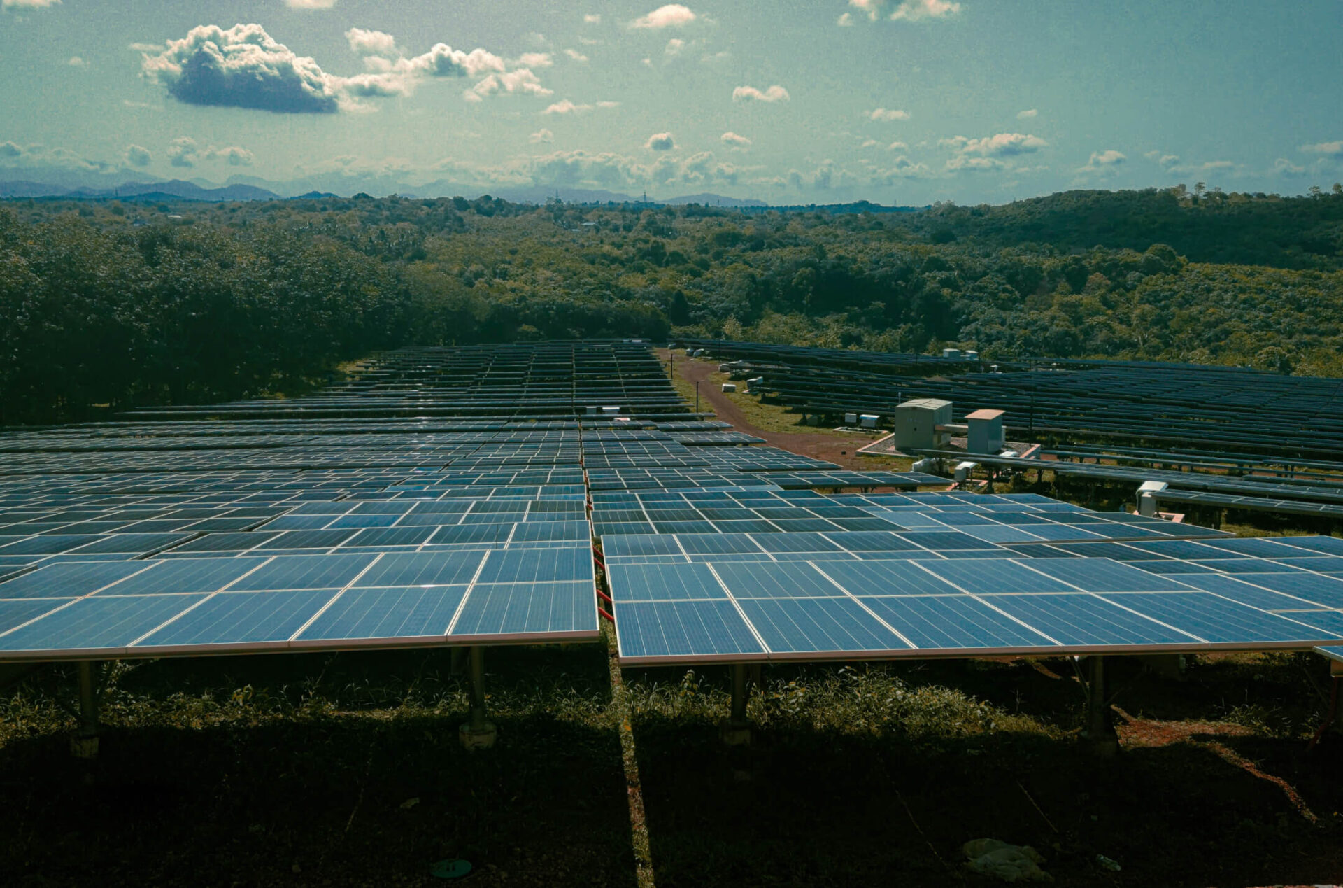 Installation von Solarpanelen