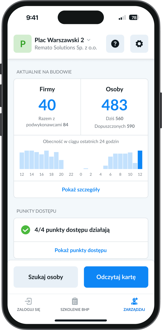 Remato Aplikacja Zarządzania Budową