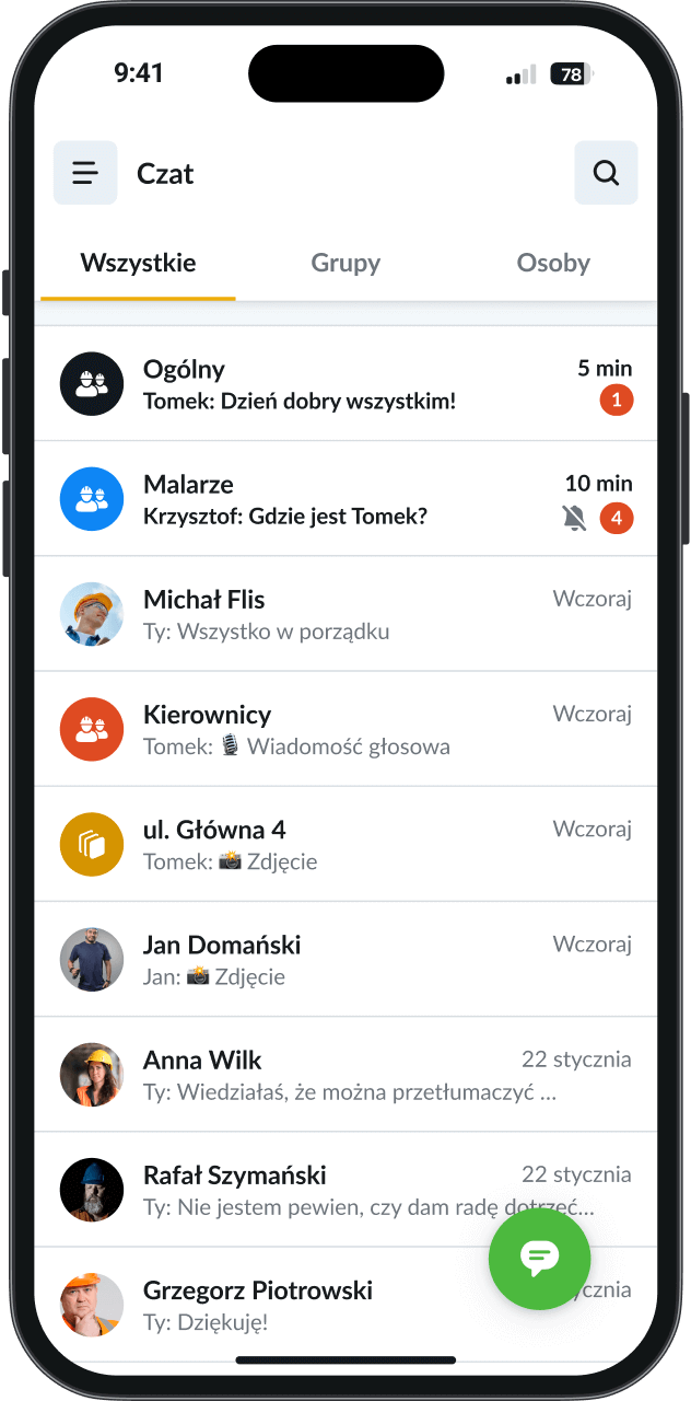 Remato Construction Team Chat App