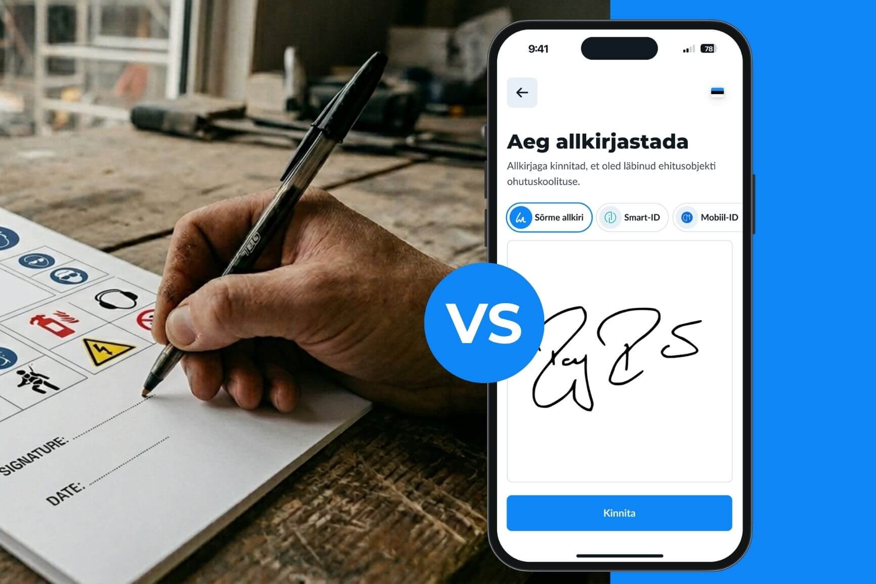 Ohutuskoolitus allkiri